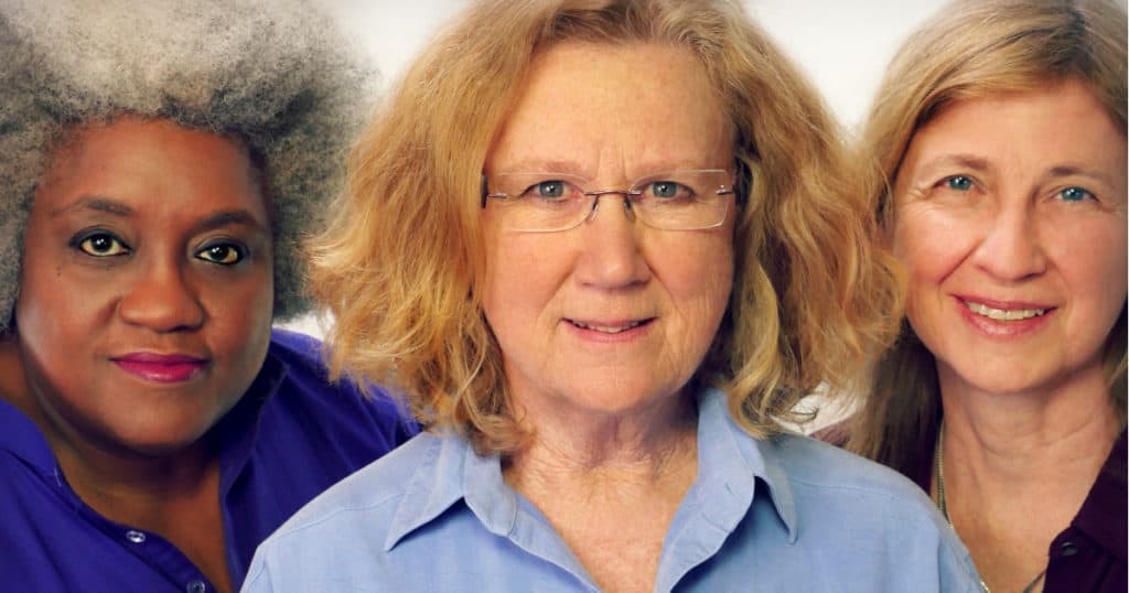 Holly Near with Tammy Hall, and Jan Martinelli