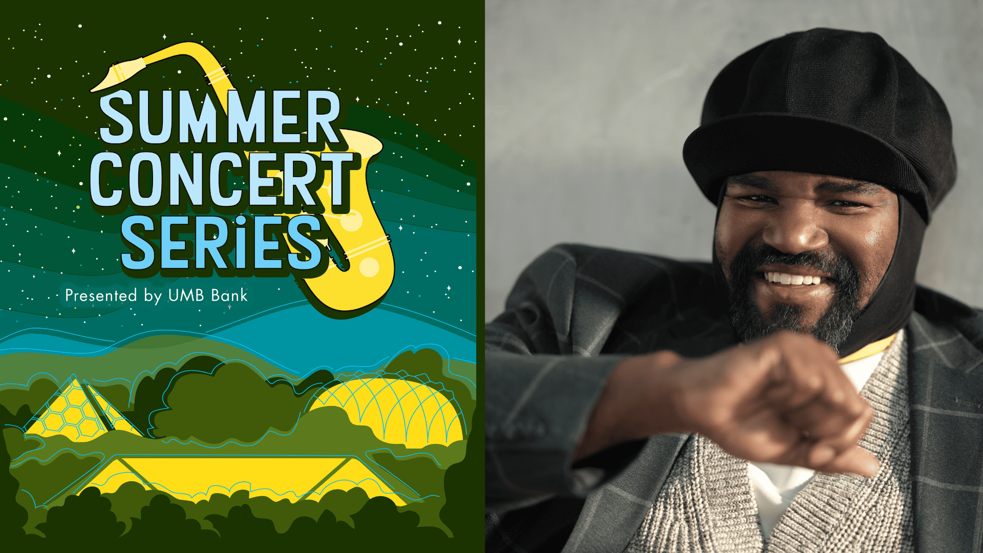 A headshot of Gregory Porter, one of the artists in the 2024 Denver Botanic Gardens Summer Concert Series