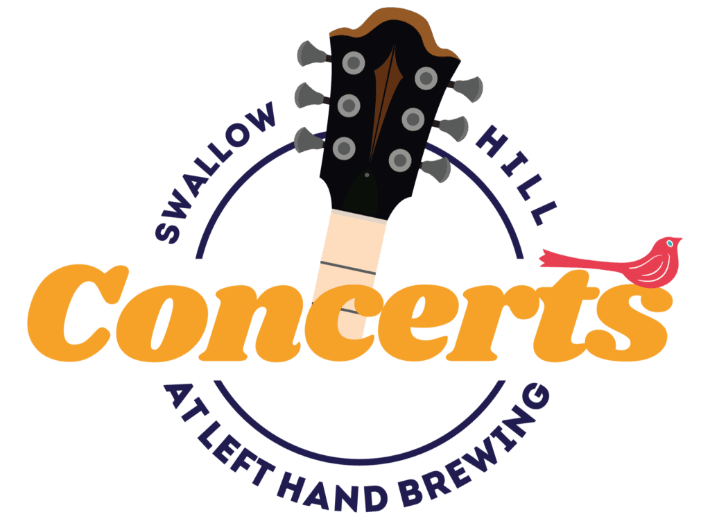 A logo reading "Swallow Hill Concerts at Left Hand Brewing"