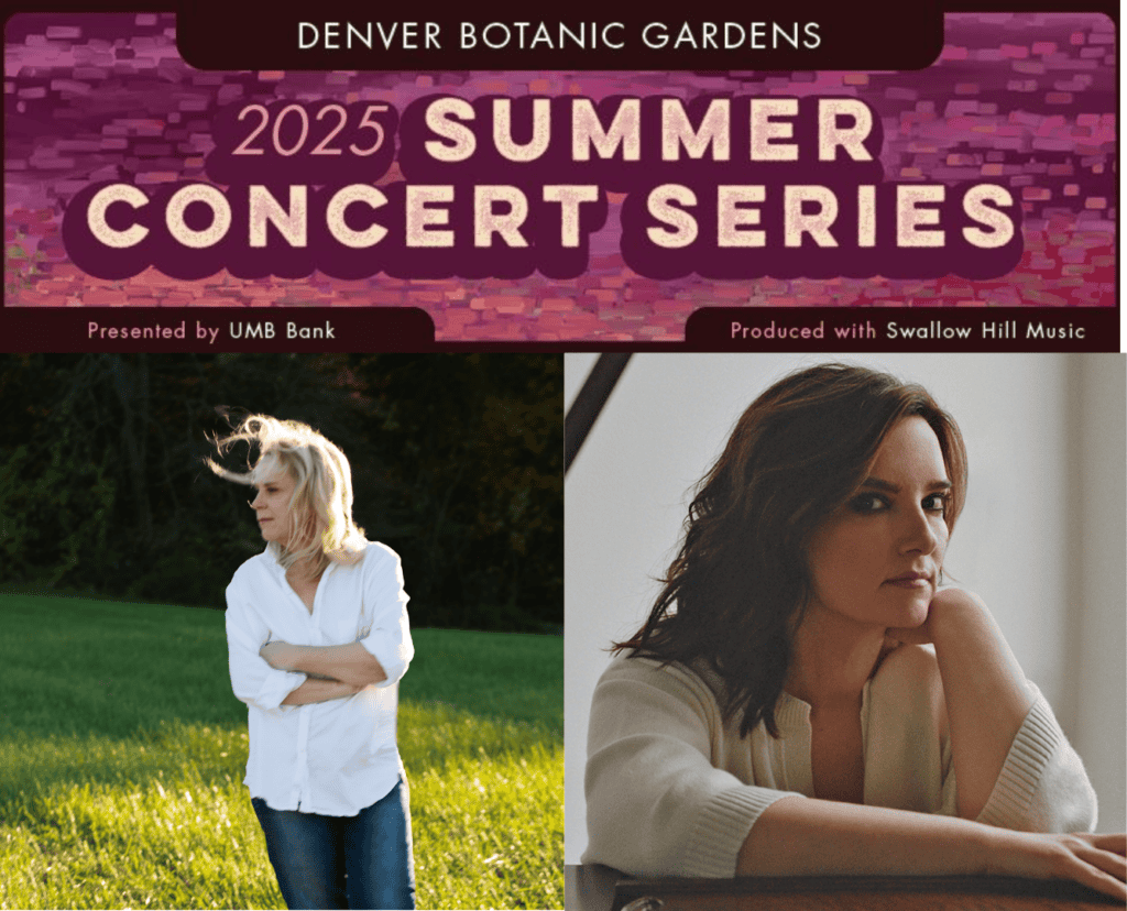 Mary Chapin Carpenter and Brandy Clark at the Denver Botanic Gardens Summer Concert Series