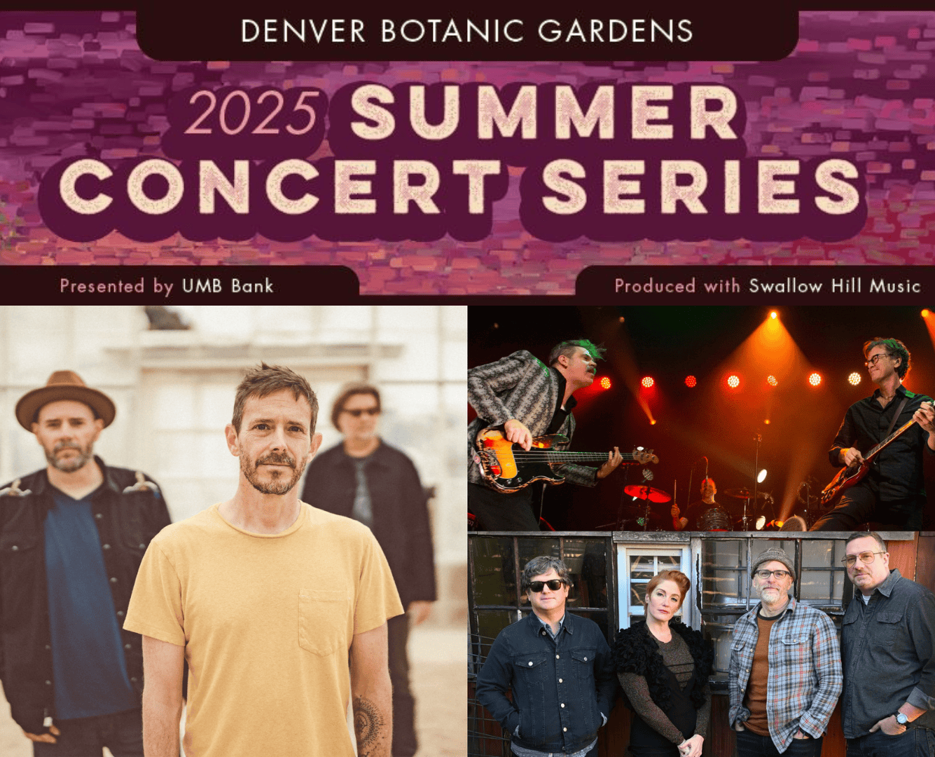 Toad the Wet Sprocket, Semisonic, and Sixpence None the Richer at Denver Botanic Gardens Summer Concert Series