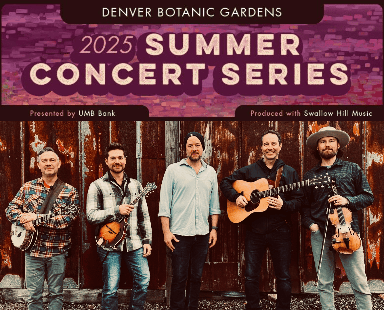 Yonder Mountain String Band at Denver Botanic Gardens Summer Concert Series