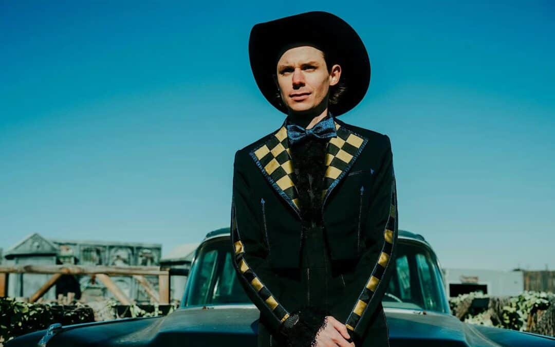 A portrait of musician Hayden Pedigo